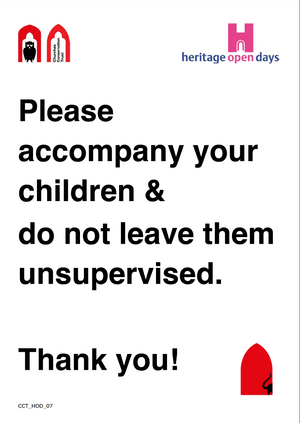 Child Supervision Notice, click to download