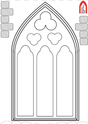 Stained Glass Window Templates PDF, click to download